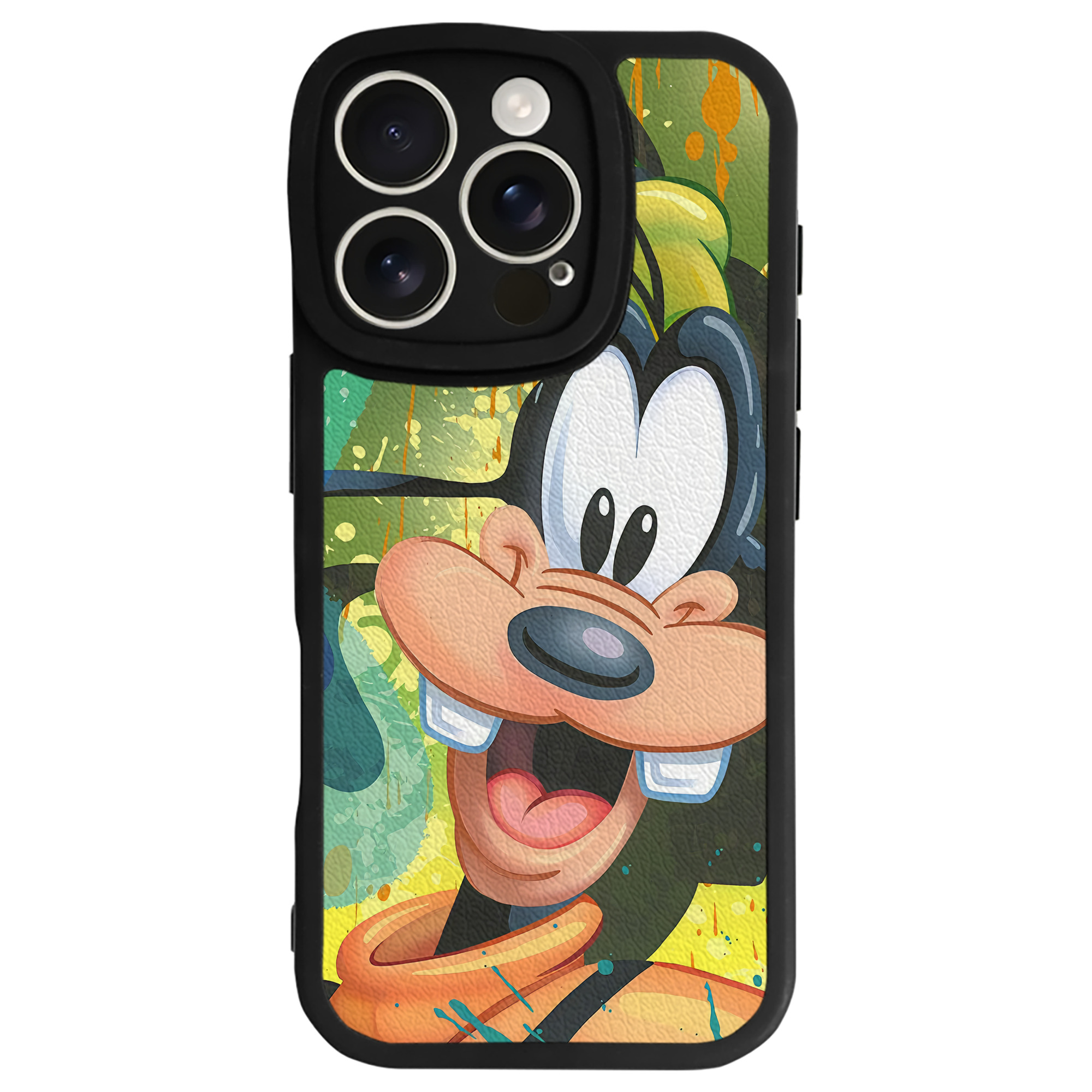 （画像用） ミッキーマウス Mickey Mouse 【iPhone 16シリーズ対応】シリコンスマホケース（レザー調） 材質：シリコン